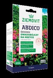 ŚRODKI OCHRONY ROŚLIN ABDICO SKUTECZNY W WALCE ZE SZKODNIKAMI ROŚLIN Zwalcza mszyce, mączliki, miseczniki, wełnowce, wciornastki i inne szkodniki. Działa powierzchniowo, wgłębnie i systemicznie.