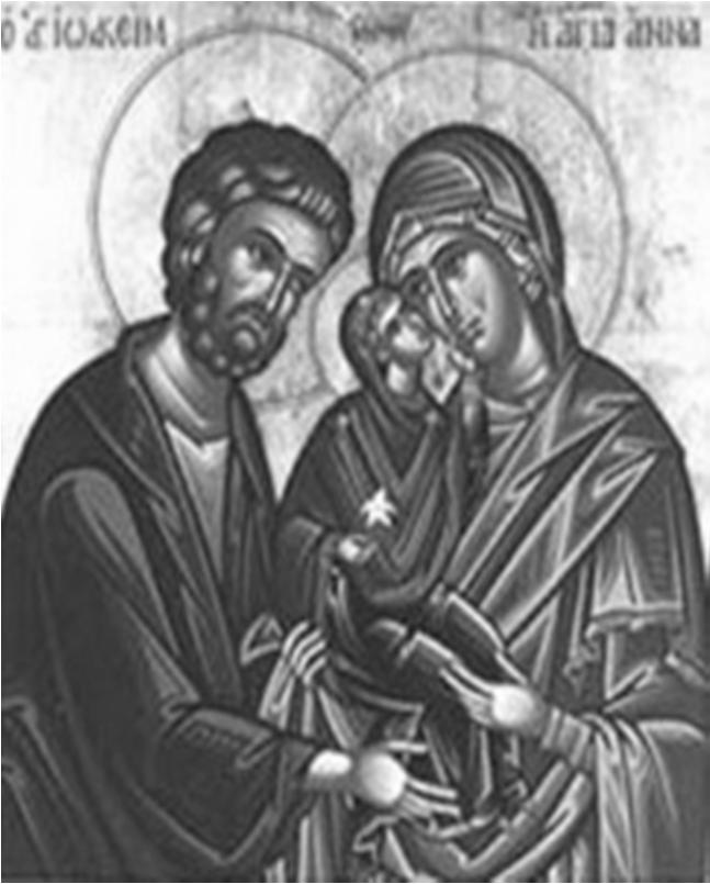 Święci Anna i Joachim, rodzice Najświętszej Maryi Panny - 26 lipiec Ewangelie nie przekazały o rodzicach Maryi żadnej wiadomości. Milczenie Biblii dopełnia bogata literatura apokryficzna.