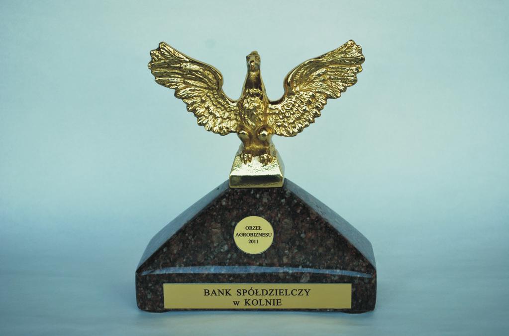 Nr 2/2012 SPÓŁDZIELCZEJ w powiecie kolneńskim Bank Spółdzielczy w Kolnie jest laureatem wielu prestiżowych wyróżnień jak np.