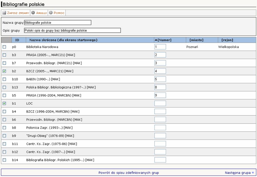 Rozbudowany system grup 23 listopada 2006