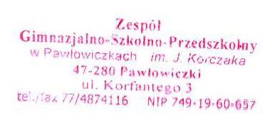 L.dz.ZGSP.271.2.2016 Pawłowiczki, 21.12.2016 r.