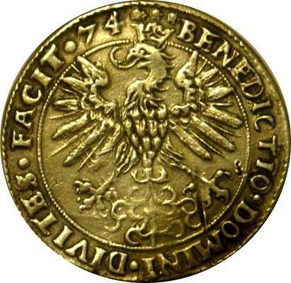 Ta dewiza znajduje się na wszystkich monetach z pierwszego okresu mennictwa. Ciekawe są grosze z lat 1559, 1560,1561 na których Książe Wacław Adam kazał umieścić podobiznę Św. Mikołaja biskupa z Bari.