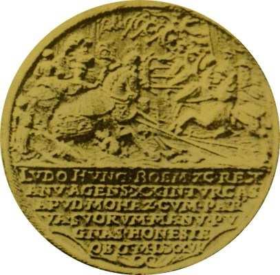 Medal pamiątka bitwy pod Mohaczem Śląsk stał się terenem eskalacji obcych wpływów, malała śląska dynastia Piastów. W połowie XVI wieku reprezentowała ją tylko linia cieszyńska i brzesko-legnicka.