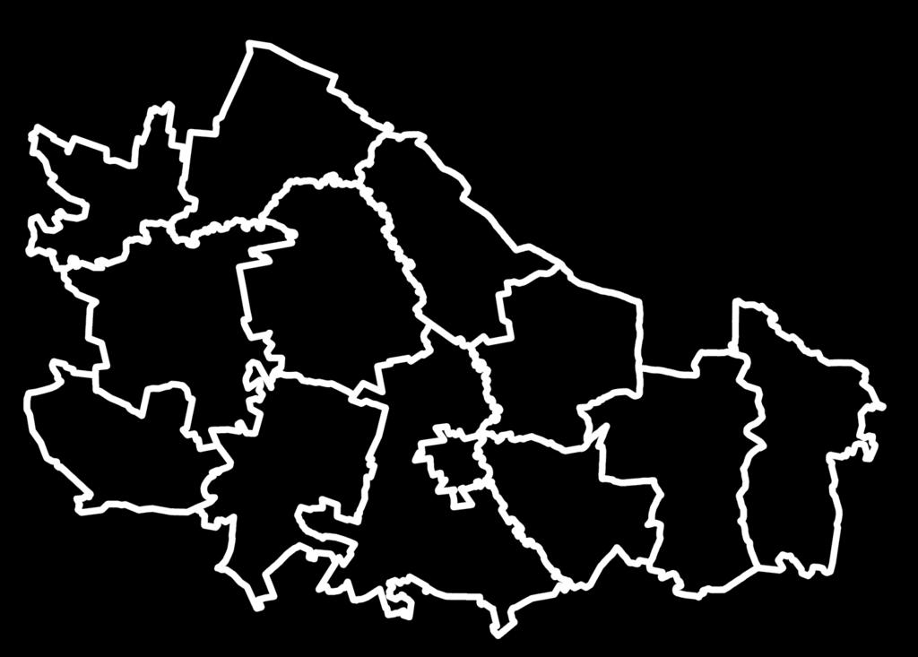 MAPA POWIATU LUBARTOWSKIEGO Załącznik do Statutu Powiatu Lubartowskiego Gmina Kock Gmina Jeziorzany Gmina Ostrówek Gmina Michów Gmina Firlej Gmina