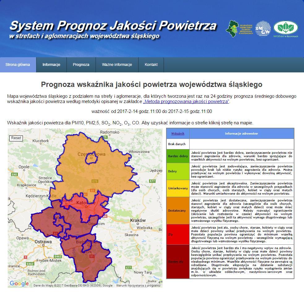 Powiadomienie codzienne o jakości