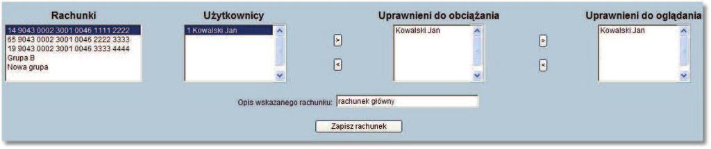 Rozdział 16 Konfiguracja rachunków Rozdział 16.