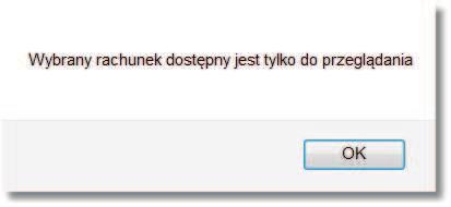 Rozdział 11 Przelewy! Kwota - kwota operacji. Jeśli wybraliśmy szablon przelewu kwota została wpisana automatycznie zgodnie z zapisem w szablonie. Użytkownik może zmienić wartość kwoty.