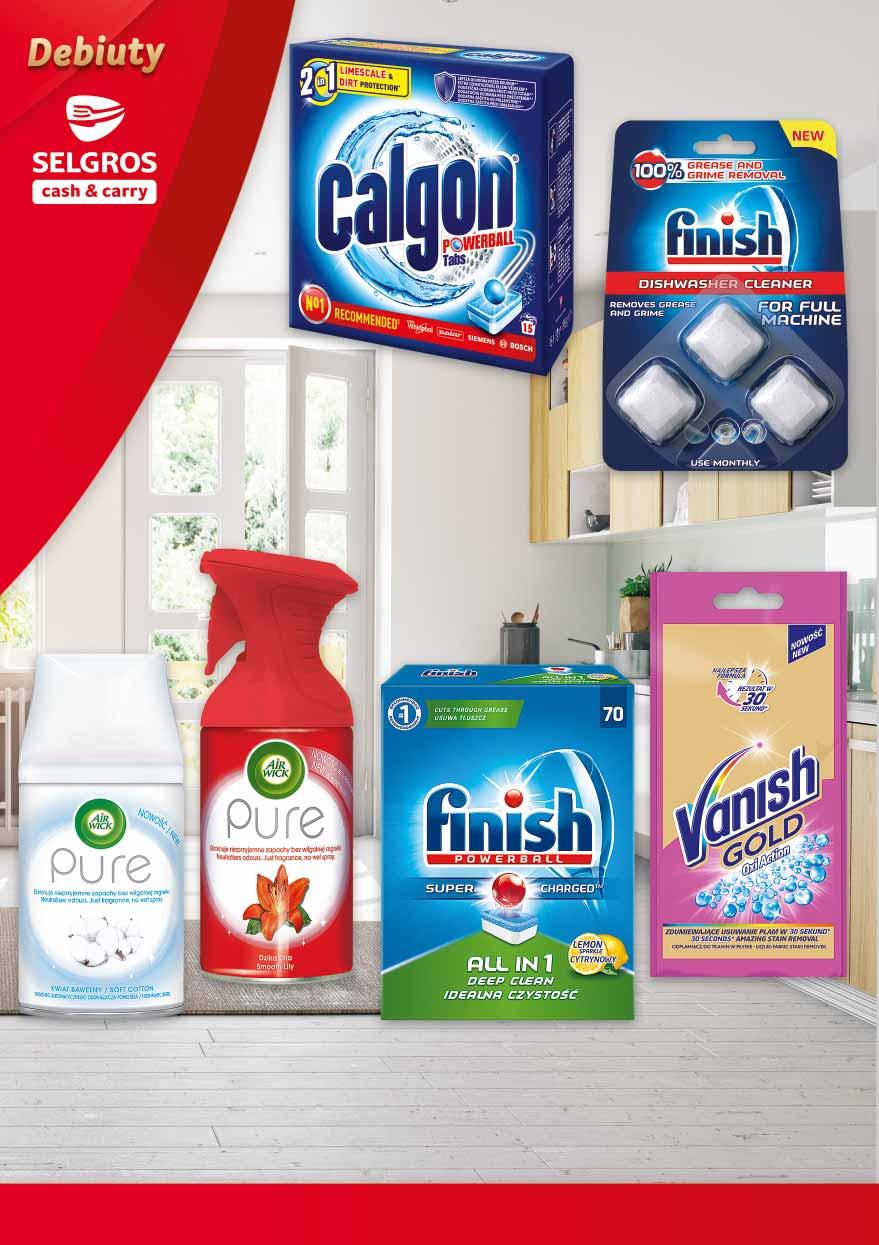 15 99 z VAT 19.67 CALGON TABLETKI 15 SZT. w promocji również proszek 1 kg, żel 750 ml 99930844 9 25 z VAT 11.38 FINISH TABLETKI DO CZYSZCZENIA ZMYWARKI 3 SZT.