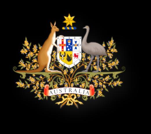 Informacje podstawowe Symbole Australii Flaga Flaga to granatowy prostokąt, w którego lewym górnym rogu znajduje się Union Jack, symbol Wielkiej Brytanii, przypominający o związkach Australii z