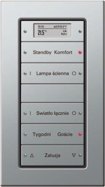 Załączanie różnych funkcji magistralnych w systemie Gira KNX / EIB, np.