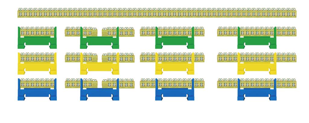 5 ochronne mocowane na szynie adapted to assemble on TH 35 rail Norma / norm: PN-N 60947-, PN-N 60947-7- LZ LZ 7 atalogue number LZ