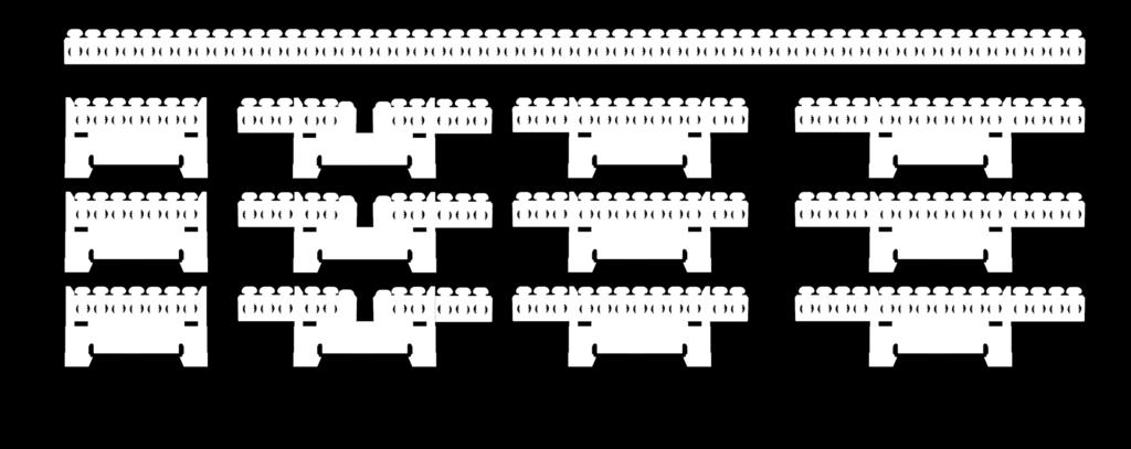 Opakowanie : sztuk Quantity in package [-] ~70 otworów (holes) x ~50 otworów (holes) x 6.405- LZ 00 - - -.400-6 LZ 00 - - -.