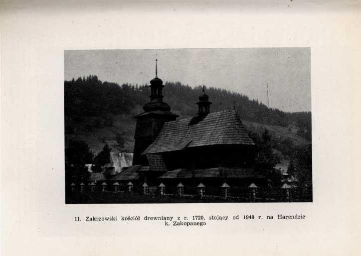 Zakrzowski kościół drewniany z r.
