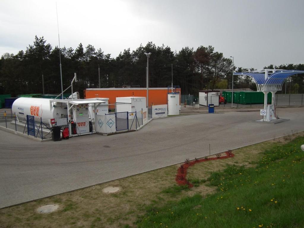 STACJE TANKOWANIA LNG (2) Stacja tankowania LNG i CNG Przedsiębiorstwa Gospodarki Komunalnej w Śremie, składowisko odpadów komunalnych w Mateuszewie (droga woj.