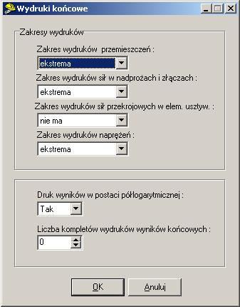Dokumentacja techniczna: Wydruki 1 2 3 4 5 6 7 8 Znaczenie poszczególnych pól jest następujące: 1.