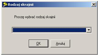 Opis typu stropu dowolny ciąg znaków wprowadzony z klawiatury lub wybrany z listy. Lista zawiera dwie propozycje: strop typowy, strop nad kondygnacją. 4.