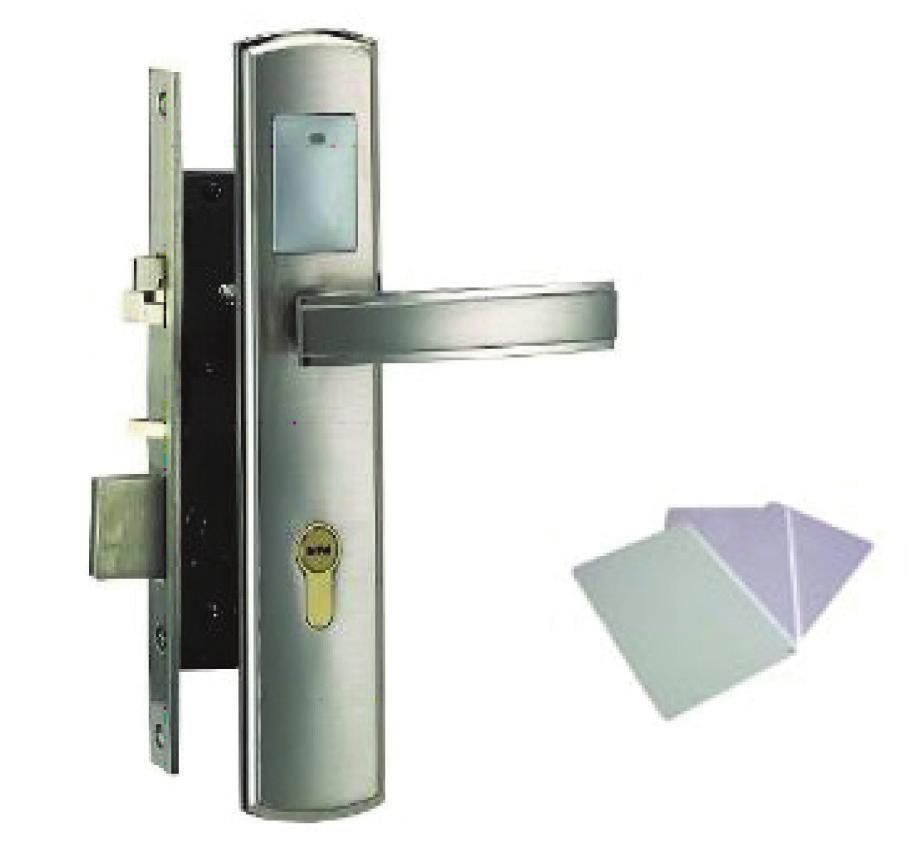 ZAMEK PERSONAL LOCK 1009/010 Nowoczesny design zamka Personal Lock, w eleganckim wykonaniu ze stali nierdzewnej, idealnie komponuje się z kazdym wystrojem wnętrz hotelowych.