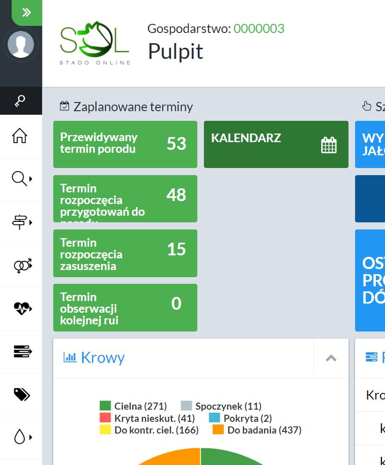 pl/sol-klient-app/ Można też wejść na stronę www.stadoonline.pl a następnie kliknąć przycisk [ZALOGUJ SIĘ].