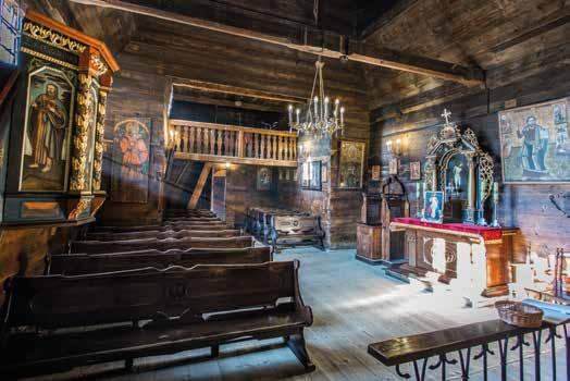La permanenza a Nowy Sącz è anche un ottima occasione per conoscere la cultura dei Lemki, abitanti dei Beskidi Bassi In mezzo ai monti si nascondono splendide chiese ortodosse di legno con le
