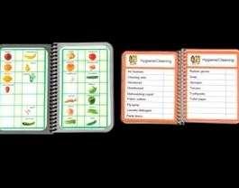 Shopping Booklets Shopping booklets have a pre-selected set of common grocery items including fruit and vegetables, meat and dairy products, personal care items and other household needs.