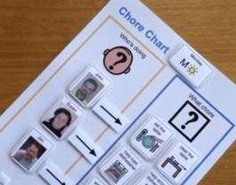 Karty prac domowych Chores Chart Chores charts are suitable for people who understand photos, pictures or line drawings.