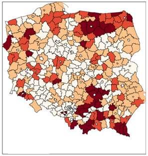 12 Procentowy udział użytków rolnych (o sprzyjających warunkach wiatrowych, które mogą być niedostępne do energetycznego wykorzystania, ze względu na ograniczenia środowiskowe Potencjał techniczny