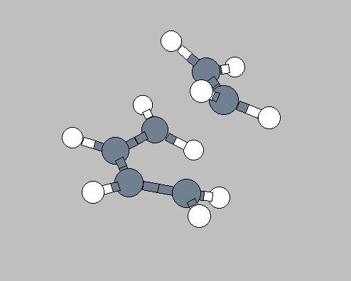 geometriom równowagowym (substraty, produkty reakcji