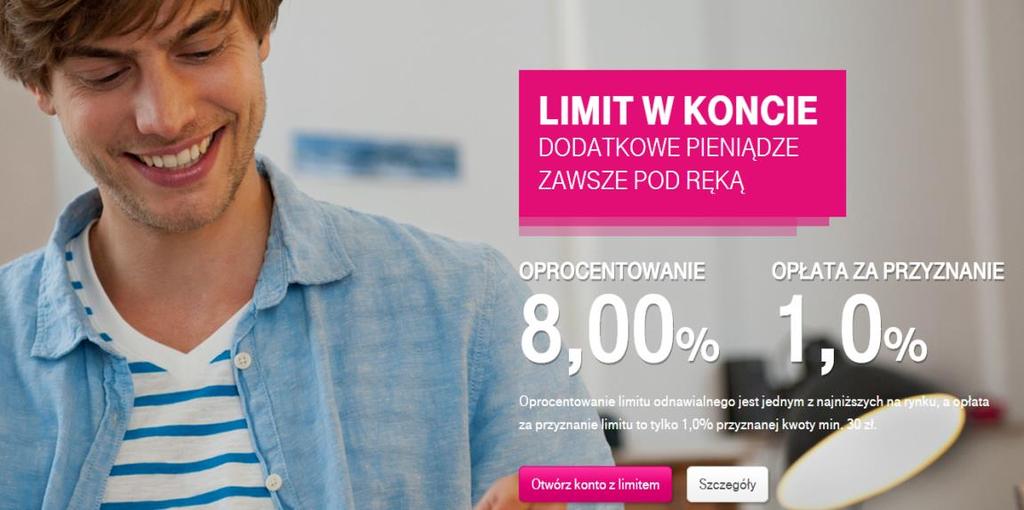 PRZEKAZ MARKETINGOWY W KANAŁACH ELEKTRONICZNYCH LIMIT W KONCIE OSOBISTYM źródło: strony www banków