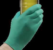 Rękawice KLEENGUARD* G20 Rękawice o ograniczonej odporności chemicznej Nasze rozwiązania: Nie zawierają pudru Nie zawierają lateksu Są oburęczne Obszary zastosowania: Praca z chemikaliami