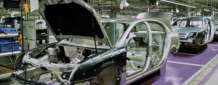 Przemysł samochodowy Kluczowe kwestie: Rentowność, wysoki wskaźnik bezusterkowości procesu produkcyjnego (zgodnie z podejściem First Time Through ), BHP Fakty: Koszty usuwania usterek w europejskim