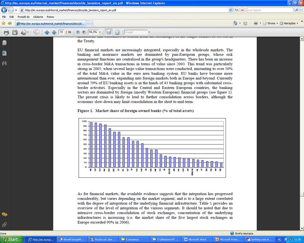 Charakterystyka rynku finansowego UE mgr