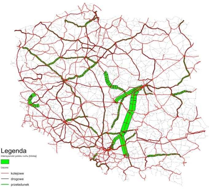 ładunków z drugiej grupy materiałowej tj. węgla kamiennego ze względu na rodzaj transportu (drogowy-rys1. oraz kolejowy rys. 2.