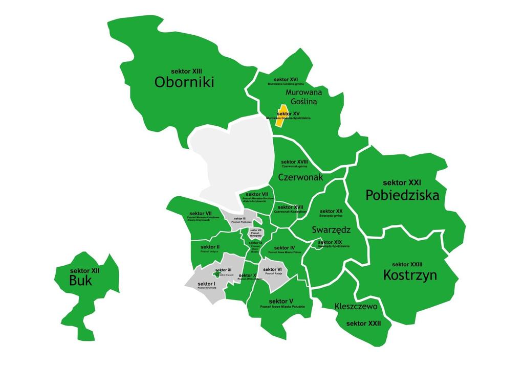 Trwa procedura przetargowa Obszar obsługiwany przez