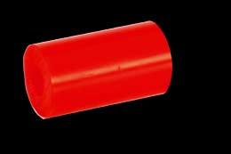 Sprężyna elastomerowa FLEXE 90 ShoreA - ERH Elastomer spring FLEXE 90 ShoreA - ERH Materiał/Material: Twardość/Hardness: Kolor/Colour: Pur-Flexe 90±2 Shore A czerwony / red ERH-016012 zewnętrzna