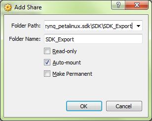 3. Proszę w terminalu wejść do katalogu $PETALINUX, a następnie uruchomić aplikację SDK z parametrem workspace jak poniżej: cd $PETALINUX xsdk -workspace workspace_<nazwa_> 4.