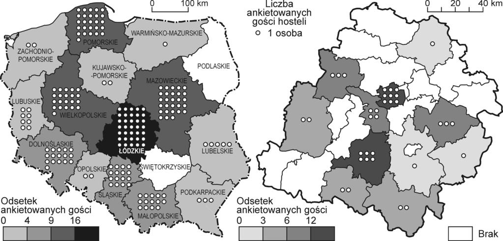 POTRZEBY I ZACHOWANIA GOŚCIA HOSTELOWEGO... z nich (99 49%). Była to również cecha charakteryzująca segment osób podróżujących służbowo.