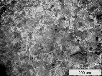 powiększenie 50x i 200x. Próbki do badań szlifowano, polerowano i trawiono 3% roztworem HnO 3 (nitalem).