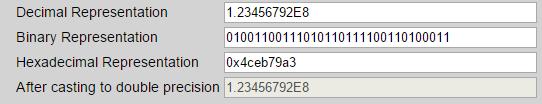 b=123456788; f=a-b; printf("result: %f\n", f); return 0; } 123456789