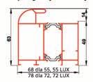 55 50 50 Przekroje dostępnych ościeżnic: IFRMACJE TECHICZE DRZI STALE 55, 55 LUX, 72, 72 LUX, TECHICZE 17 15 90 29 ścieżnica stalowa z