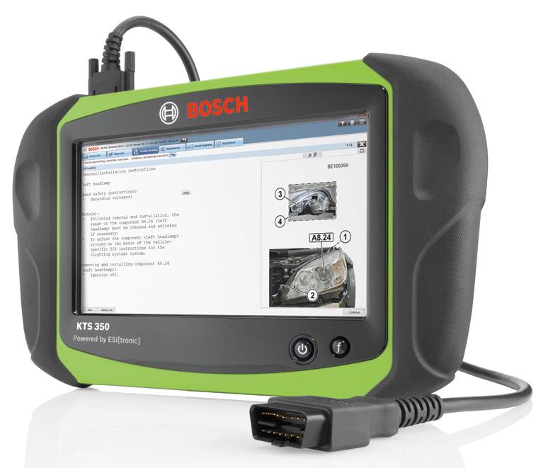 KTS 350 (KTS 3a Series) de Originalbetriebsanleitung Systemtester für die Steuergeräte- Diagnose es Manual original Comprobador de sistema para el diagnóstico de unidades de mando nl Oorspronkelijke