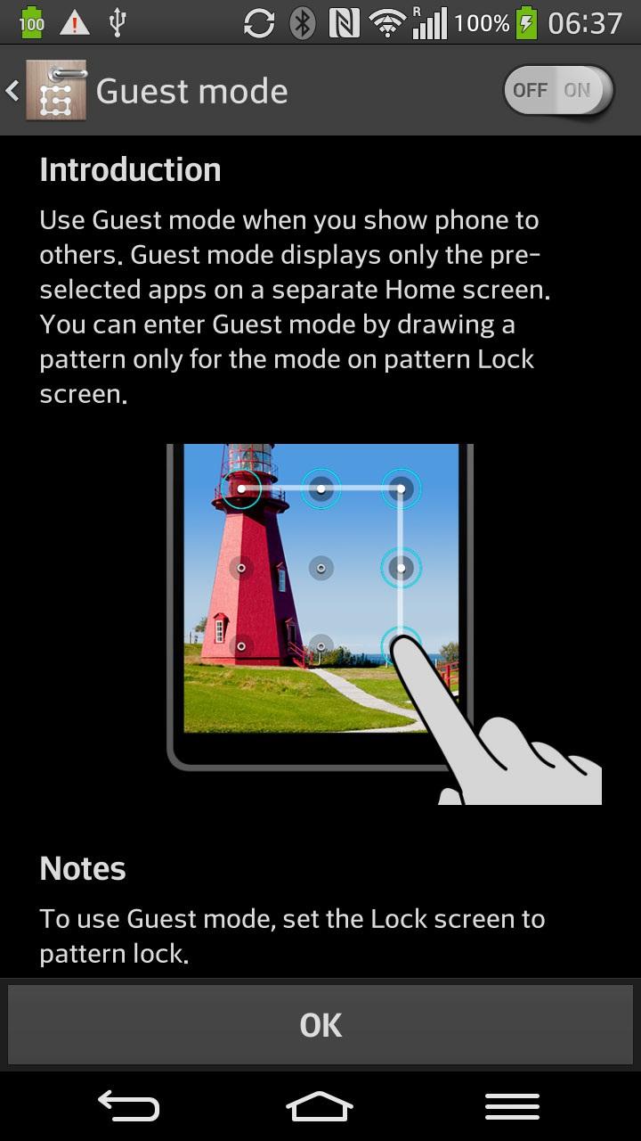 zrzucie ekranu Dolne klawisze funkcyjne mamy pełną możliwość ich konfiguracji ustalenie barw, przesunięcie do obsługi jedną ręką, ukrycie w wybranych aplikacjach Guest mode specjalny tryb, w którym