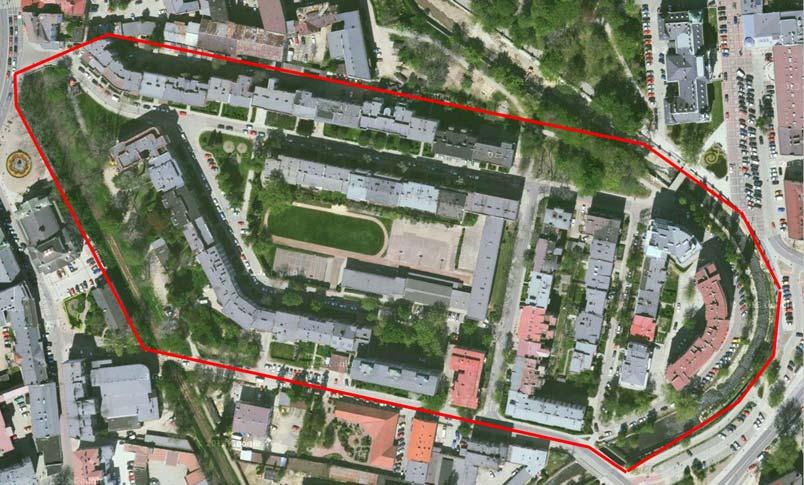 Funkcjonalistyczna dzielnica mieszkalna z lat 1934-1938 wzdłuż ulic Bohaterów Warszawy, Grota Roweckiego, Kunickiego i Wilsona.