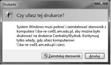 UWAGA jeżeli użytkownik zmienił hasło w Centralnym Systemie Autoryzacji to należy w menedżerze