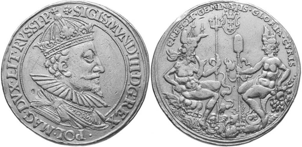 9 Źródło zdjęcia: Warszawskie Centrum Numizmatyczne, www.wcn.pl Opisywany medal został wybity w Gdańsku w 1592 roku z okazji wizyty króla.