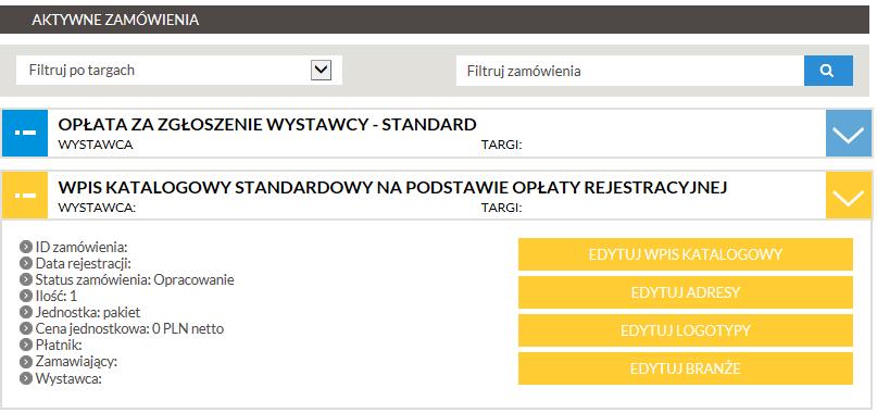 KROK 8 ZGŁOŚ FIRMY REPREZENTOWANE. Kliknij w SKLEP zgłoszenie uczestnictwa i WYBIERZ zgłoszenie firmy reprezentowanej.