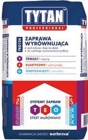 CT-C25-F5 zgodny z EN 13813 TS23 szybkowiążąca i łatwa w użyciu do wyrównywania podłoży betonowych i cementowych na jastrychy grzewcze pod płytki, wykładziny, panele,parkiet Zaprawa wyrównująca TEO