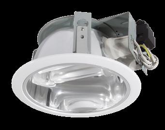 OPRAWA TYPU DOWNLIGHT moc: x max 0 W trzonek: E7 CFL CFL moc: x max 6 W