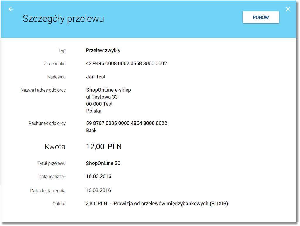 Rozdział 8 Przeglądanie szczegółów wydarzenia Z poziomu szczegółów wydarzenia związanego z datami realizacji dyspozycji oprócz przeglądania danych szczegółowych tego wydarzenia użytkownik ma także