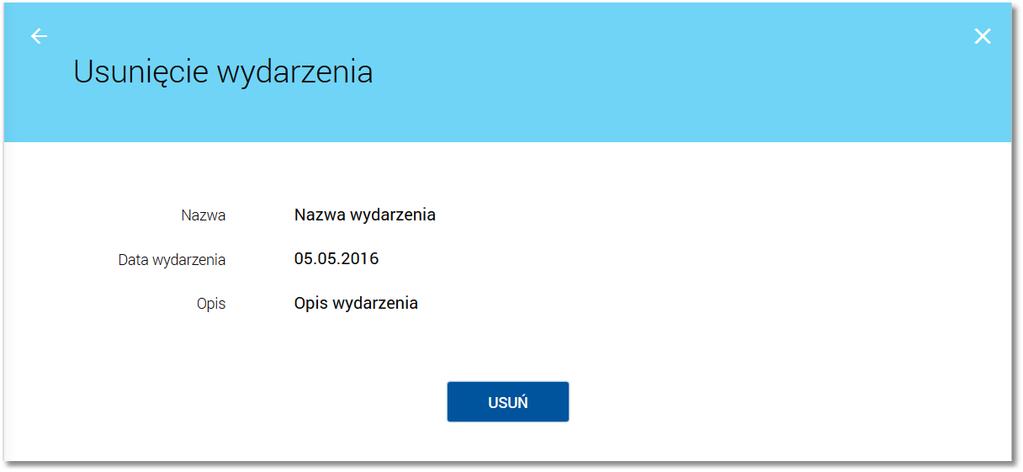 Rozdział 11 Usunięcie wydarzenia z terminarza Rozdział 11.