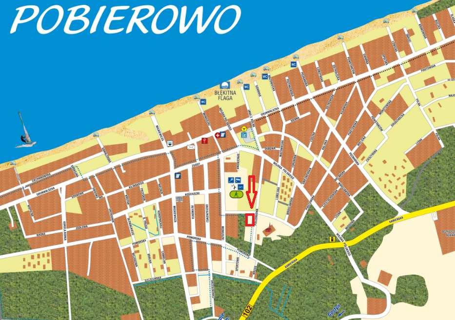 1. Pobierowo ul. Południowa 237 3906 Nieruchomość niezabudowana, pełne uzbrojenie w drodze, położona 700 m od morza, sprzedaż obciążona 23 % podatkiem VAT.